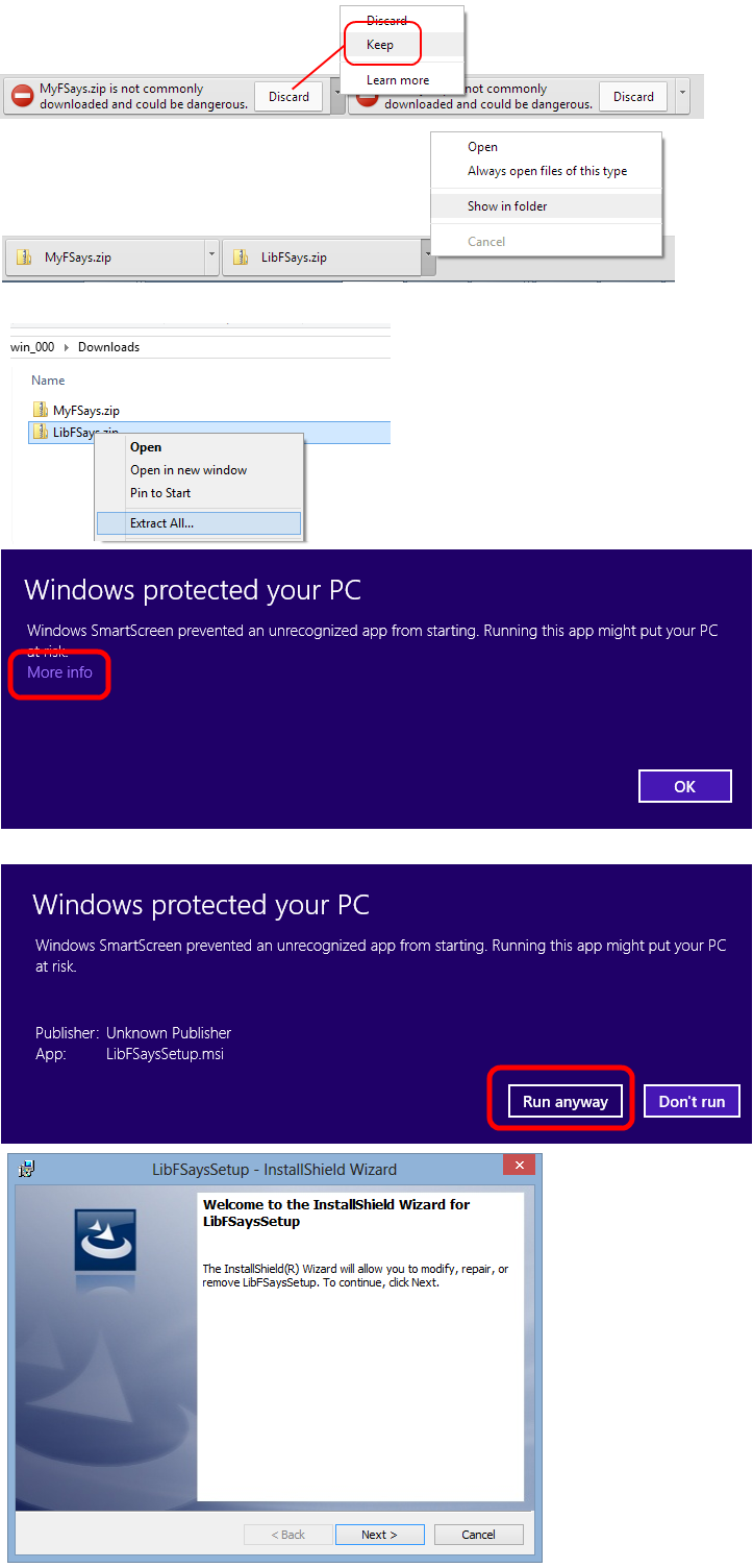 install notes